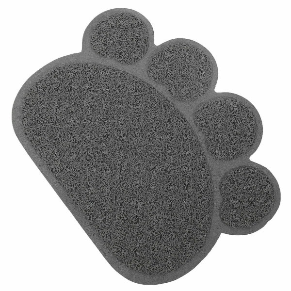 Pet Pad Pet Paw Print Hund- och katttrampdyna (grå)