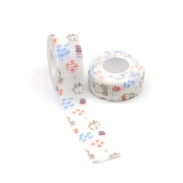 Fingerbandage Tegneserie Anti-Hårdhud Selvklæbende Bandage Håndbogstape Big Face Cat 2.5CM*4M