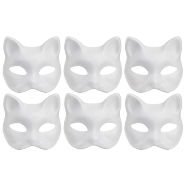 DIY Katteansigtsmaske med Tilbehør - Håndværkssæt med tilbehør