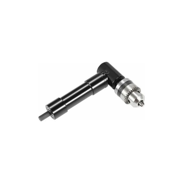 Vinkelborrmaskin Bitshållare Adapter, Med Nyckelchuck, 8mm Hex Skaft