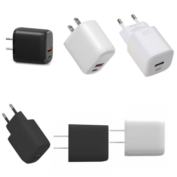 EU USA AU Strömadapter 2P Adapter Europiskt Uttag till AC-kontakt Strömadapter Uttag UK 2-polig AC-strömomvandlare