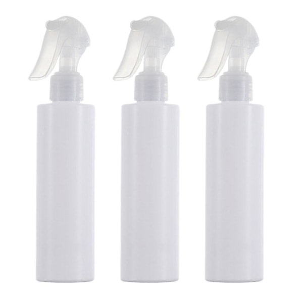 3:a 150 ml Pet Clear Spray Flaska Portabel reseflaska Fin Spray Parfym Kosmetisk Tom flaska (Vit) (18,88x4,35cm, Vit)
