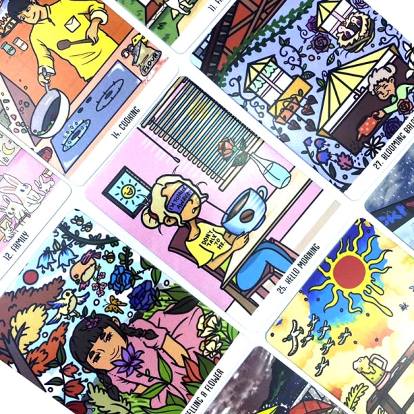 Happy Little Things Oracle Card Tarot Family Party Brädspel F Flerfärgad one size Multicolor one size
