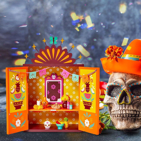 Dag de Muertos Ofrenda Trææske Sæt