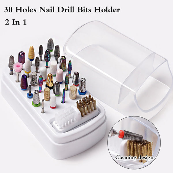 30 hullers negleboremaskineholder til akryl negleboremaskine Sto Brush one size Brush one size