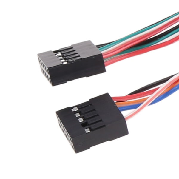 USB PC-computer til kabinet 6CM frontpanel USB-lydport mikrofon hovedtelefonkabel Compu
