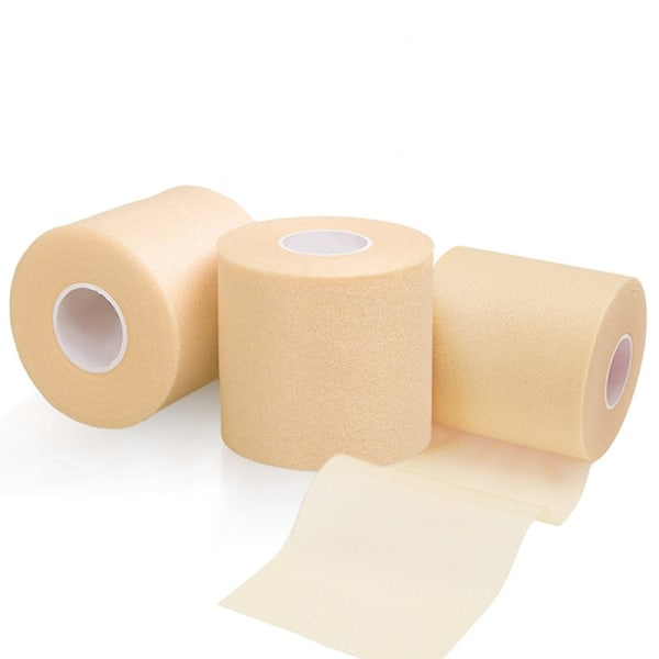 Sport Foam Wrap Mjuk Underwrap Sport Physio Tape Bandage Kropp Gul One Size