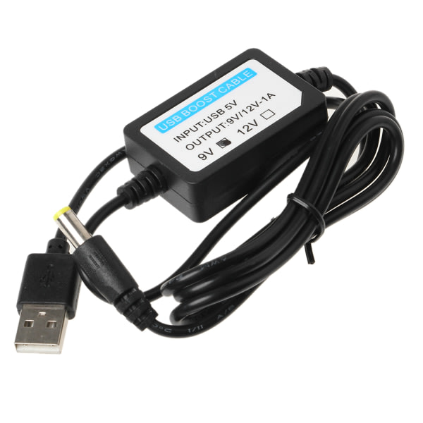 USB-kabel USB til for DC 5,5x2,1 mm Ladekabel Strøm 5V til for DC 9v Boost Lines USB-kabelkontakt for WiFi