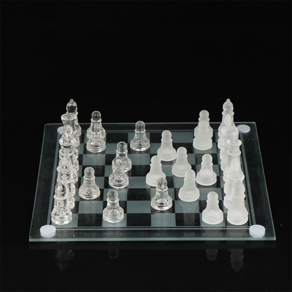 1Set Craft Kristallglas Set Akryl Schackbräde Anti-bro 1set