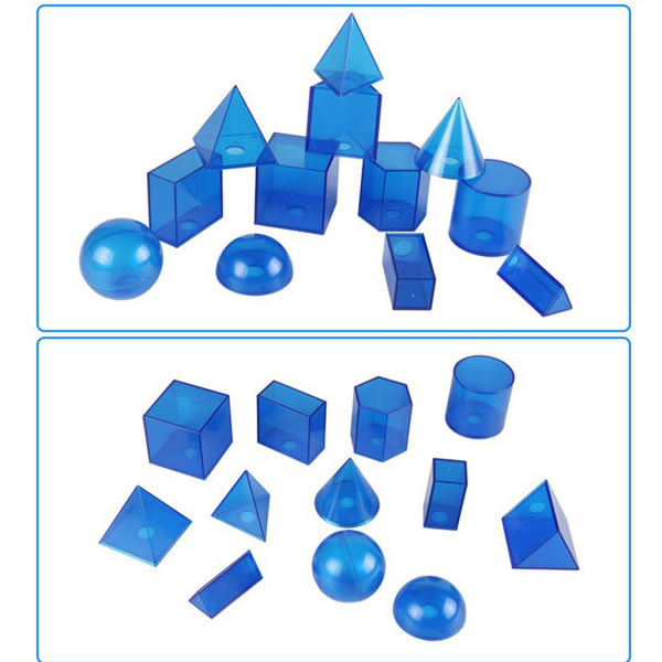 12st Geometriska Modeller Demontera Kubcylinderkon Leksak Matematikresurser Lärande Utbildning