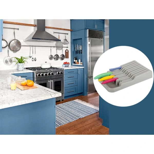 Knife Holder Insert / Knife Rack / Knife Storage - Drawer Insert for Kitchen