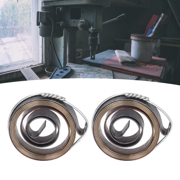 2-pack 8 mm x 35 mm spiralfjäder för svarvpinolmatning 0.15