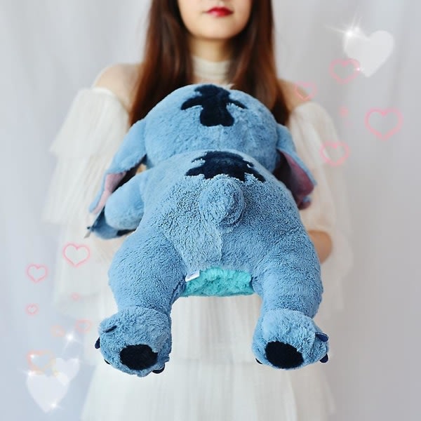 Disney Lilo & Stitch Store Stor Plysch Leksak Kudde med Anime Kompatibel med Sömn Barn Dockor Flicka Barn Födelsedagspresent -hg 45cm Stitch