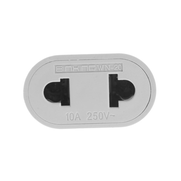 US til EU AC-adapter Konverter AC-stikket fra US 2-flade pin til europæisk 2-runde pin