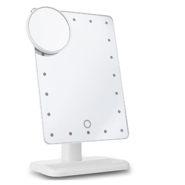 Suuri valaistu meikkpeili 24 LED-lampulla, LED
