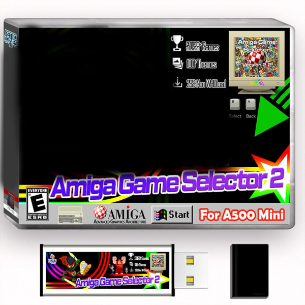 Spillkolleksjoner Lett Spillstarter Plast Spillvelger Dykker Ned I Fortiden Enkle Installasjoner For Amiga500S null - A