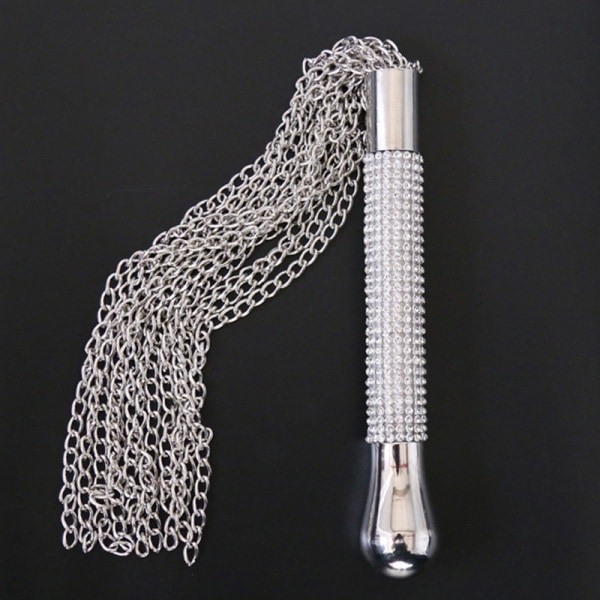 Metallseosketju-Tofs Lyhyt Ratsastusvitsa Crop Crys