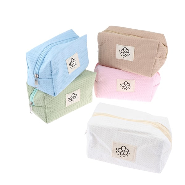 1. Kosmetisk taske Makeup Opbevaring Rejse toiletartikler Organizer Etui Kaffe