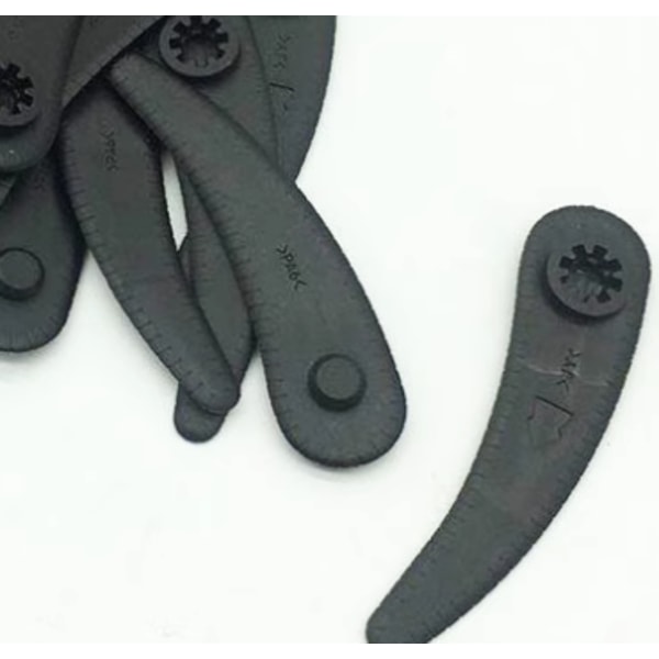 24 Pakke Bosch Gress Trimmer Blader for Bosch Durablade Art 23-18 LI Art 26-18 LI Gress Trimmere, Erstatningsgress Trimmer Blader. black Toothed edge