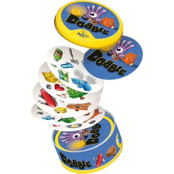 Camping Kortspill Dobble Matchende Spill Morsomt Barnespill for Familietur Spill Nattreise Spill for Barn Grunnleggende Engelsk Alfabet
