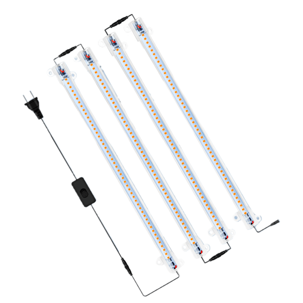 LED plantelampe innendørs fullspektrum plantelys med timer