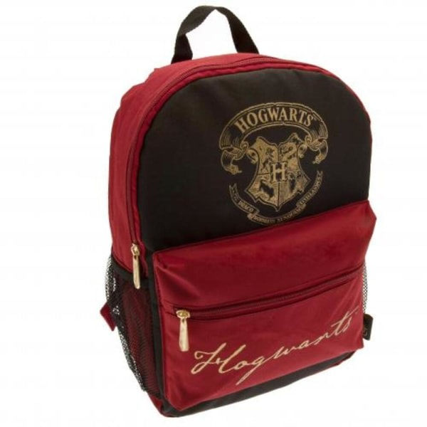 Harry Potter Hogwarts Ryggsäck Svart/Röd/Guld One Size