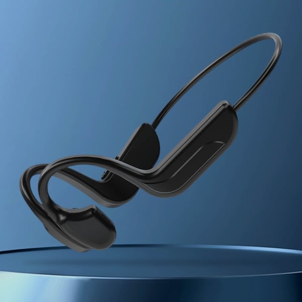 Bluetooth-kuulokkeet Benledning Langattomat kuulokkeet Urheilun ulkokäyttöön Stereo-kuulokkeet Kuulokemikrofoni Musta Svart
