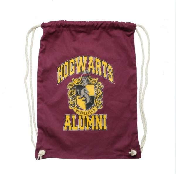 Harry Potter Hogwarts Alumni Hufflepuff Dragsko One Size Bourgogne/Gul One Size