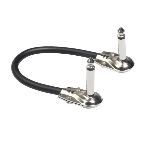 Gitarr Patchkabel 6 Tum Gitarr Effektpedal Kabel 6.35mm Hane till Hane Gitarr