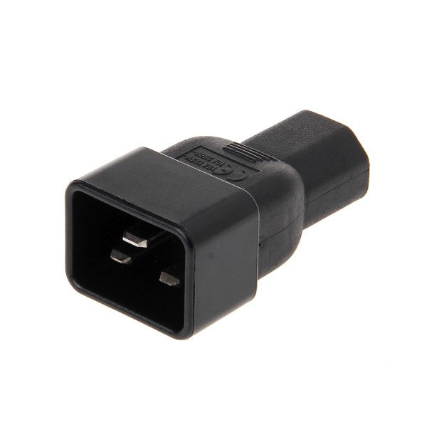 IEC 320 C20 3-stiftshane till C13 3-stiftshonkontakt Power