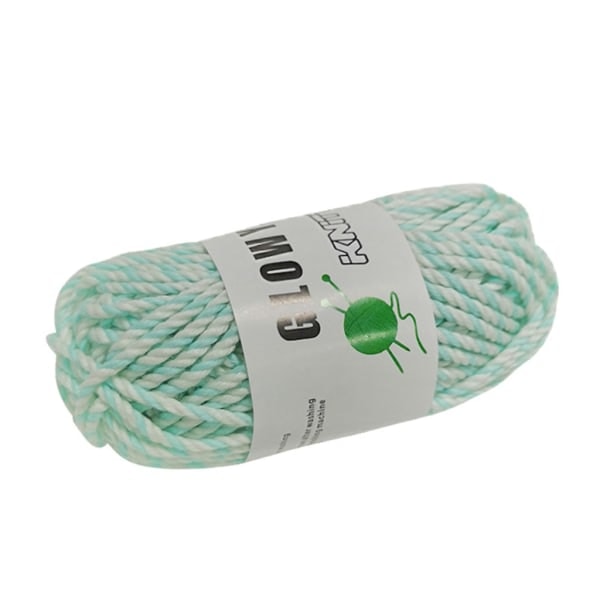 DIY Glow in the Dark Garn Blandet Farve Glow Garn Lysende Garn til hækling Realisere Nul - 7