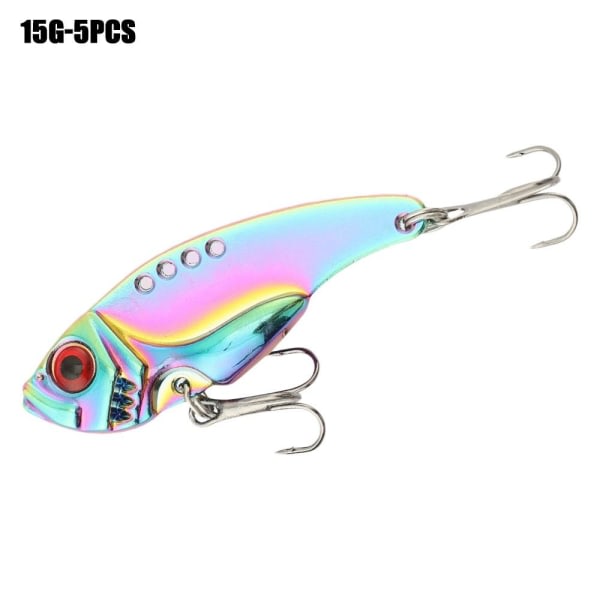 5 st Metall Fiskebete VIB Lure 15G-5PCS 15G-5PCS 15g-5pcs