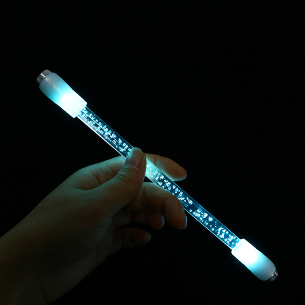 Kreativ Spinning Pen Roterende LED-leker Antistress Anti-slip Ha C one size C one size