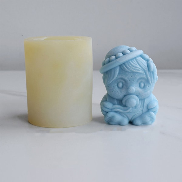 Mini 3D djurhartsform sjöjungfrur rävar flicka epoxihartsform silikon tårtdekorationsform DIY aromaterapihantverk null - C