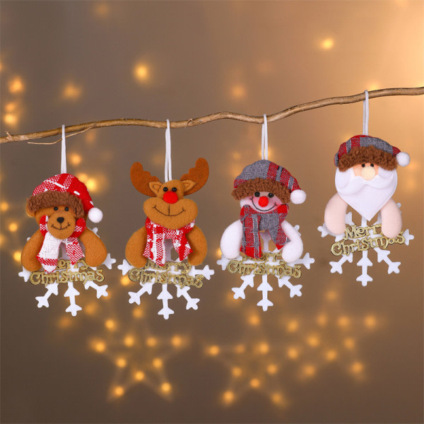 Uudet joulukoristeet Joulukuusen riipus DIY Xmas Tree Pe A1 onesize A1 onesize