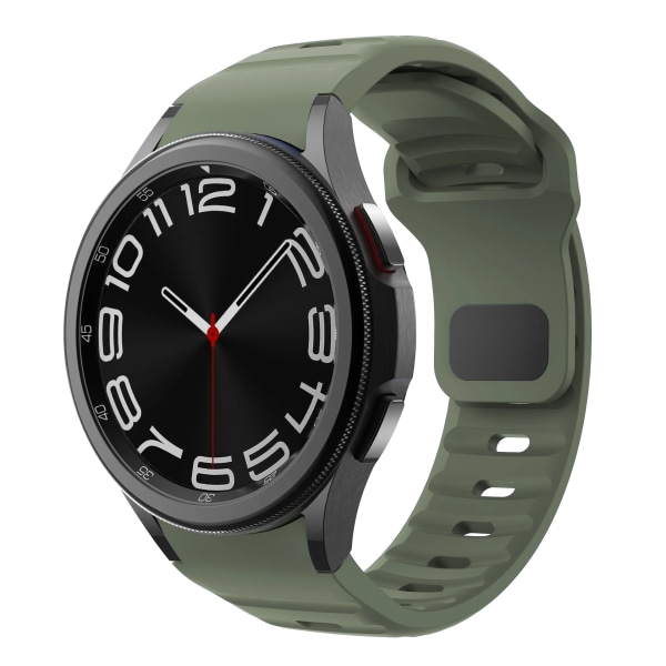 Silikonrem til Samsung Galaxy Watch 6 Classic 47mm 43mm/4 classic 46mm 42mm Armbånd Galaxy Watch 5/5pro 45mm/4/6 40mm 44mm Camo Black Grey Camo Black Grey Watch 4-4Classic