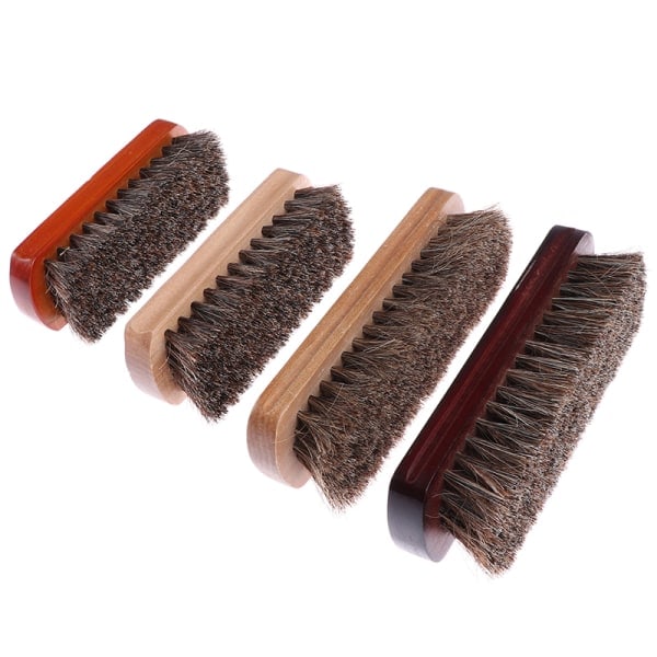Tagel Skoborste Polish Naturläder Äkta hästhår Sof 14cm C 14cm C