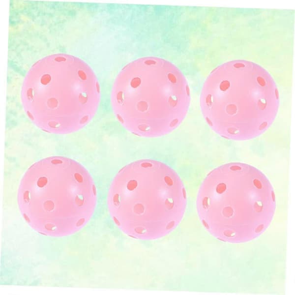 6 stk. Sæt Træningstilbehør Interiørtilbehør Øvelsesgolfbolde Haveøvelse Golftræning