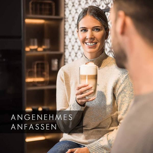 450 ml design Latte Macchiato glas med dobbelte vægge