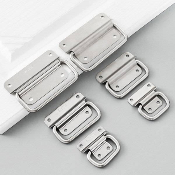Skap Flight Case Solid Møbel Hardware Foldbart Håndtak For Sølv A5 Silver A5