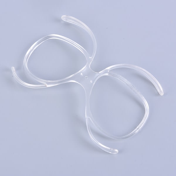 Skidglasögon Myopia Frame Insert Optisk Adapter Flexibel Prescr Transparent onesize Transparent onesize