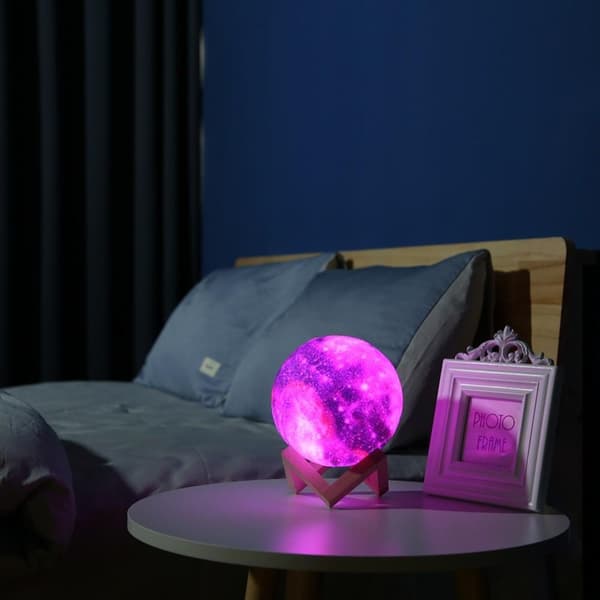 Galax Månlampe 3D med Fjernkontroll