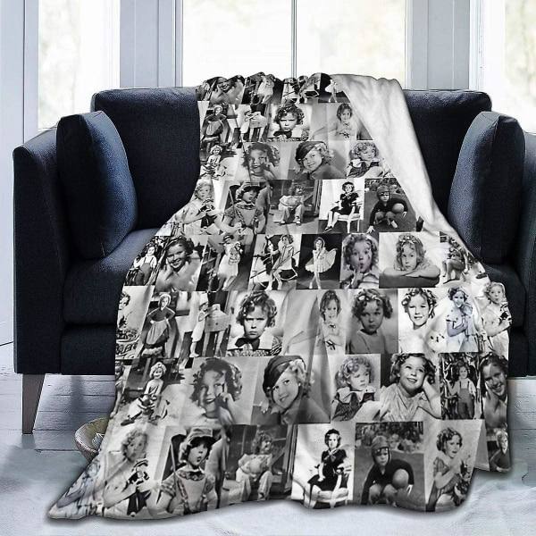 Shirley Temple Collage Ultramyk Mikrofleece-Pledd -t354 50x40in 125x100cm