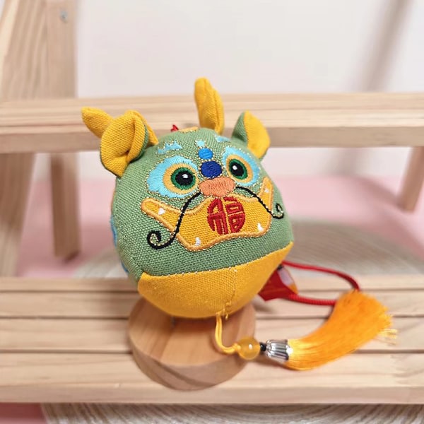 2024 Year Of The Dragon Mascot Dragon Doll Nyår Hängande Eller Green