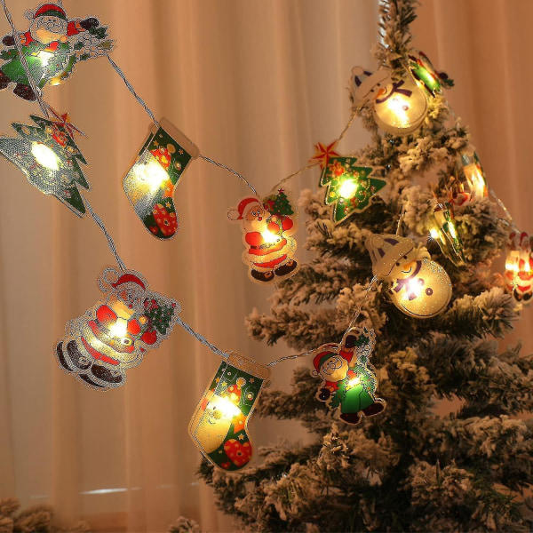 Julbelysning String Led Rum Dekoration Julgran alltid ljus