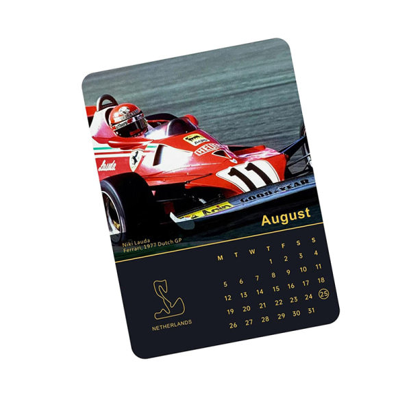 Sportsbilkalender A one size A one size