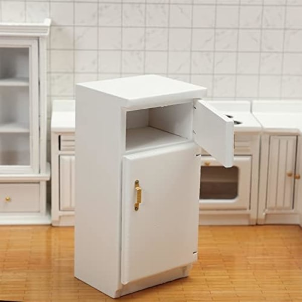1:12 Mittakaava Miniatyyri Nukkekoti Jääkaappi Malli Leikkikalu Jääkaappi Ilmainen