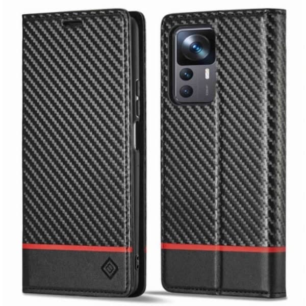 Carbonfiber-tekstur etui til Xiaomi 12T