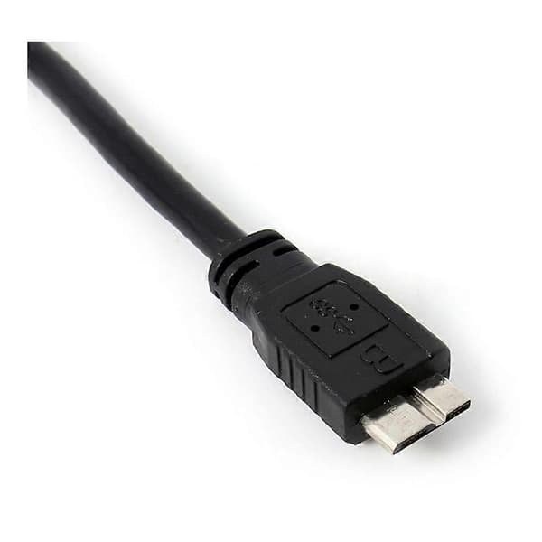 XJ-A Micro USB B 3.0 Y-kaapeli kiintolevyn kaapeli musta