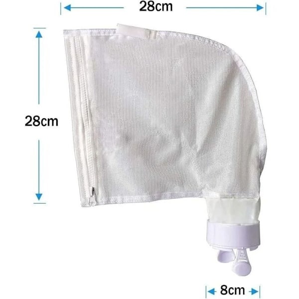 3 KPL Polaris 280 480 Uima-altaan Puhdistuslaukkuja, 2 KPL Vahvistettuja Nylon-suodatinpusseja Vetoketjulla K13